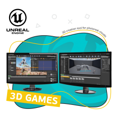 Unreal Engine 4. Игровой движок - КИБЕРшкола программирования для детей, компьютерные курсы для школьников, начинающих и подростков - KIBERone г. Останкинский