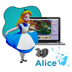 Alice 3d - КИБЕРшкола программирования для детей, компьютерные курсы для школьников, начинающих и подростков - KIBERone г. Останкинский
