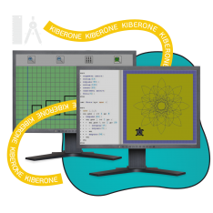 Исполнители чертежник и черепашка - КИБЕРшкола программирования для детей, компьютерные курсы для школьников, начинающих и подростков - KIBERone г. Останкинский