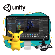 Мир игр на Unity 2D на популярном движке + AI-помощники - КИБЕРшкола программирования для детей, компьютерные курсы для школьников, начинающих и подростков - KIBERone г. Останкинский